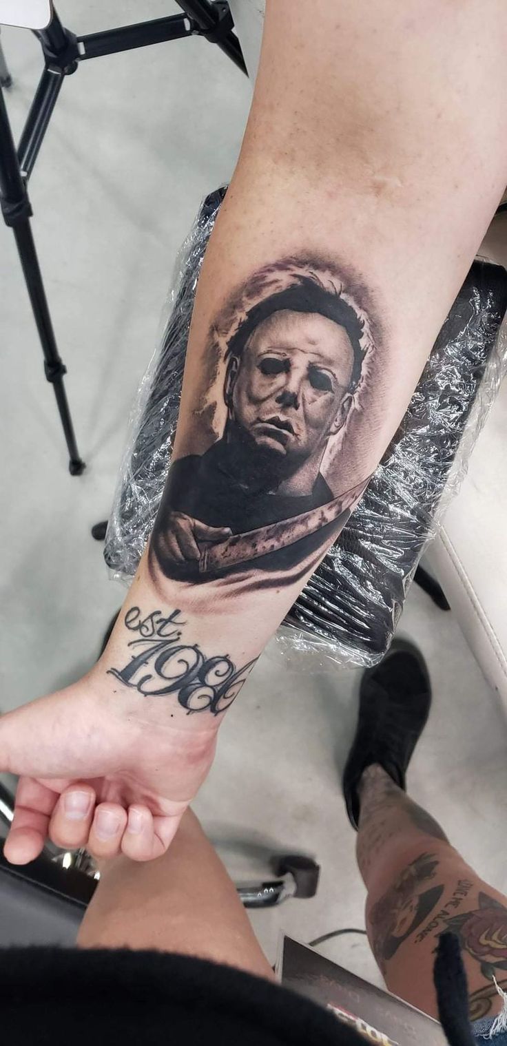 Micheal Myers Tattoo Tattoo You Art Tattoo New Traditional Tattoo Horror Movie Tattoos