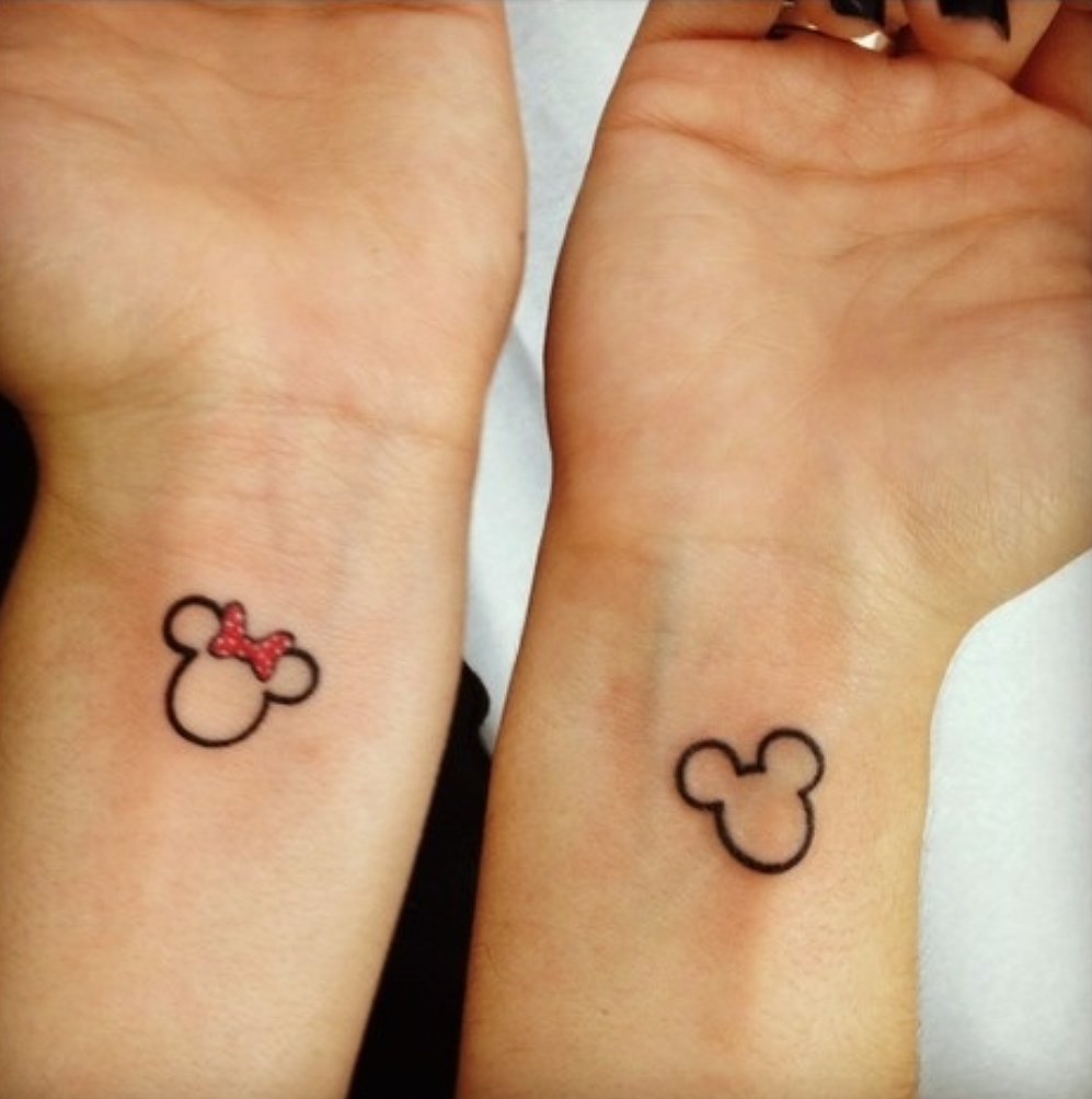 Mickey And Minnie Mouse Tattoos