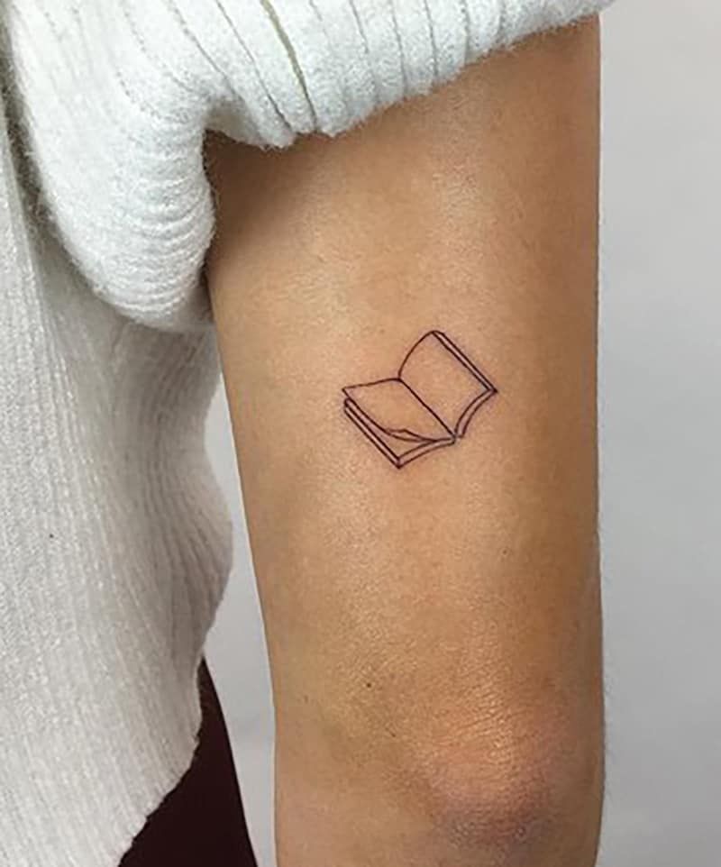 Minimalist Small Book Tattoos Printable Calendars At A Glance