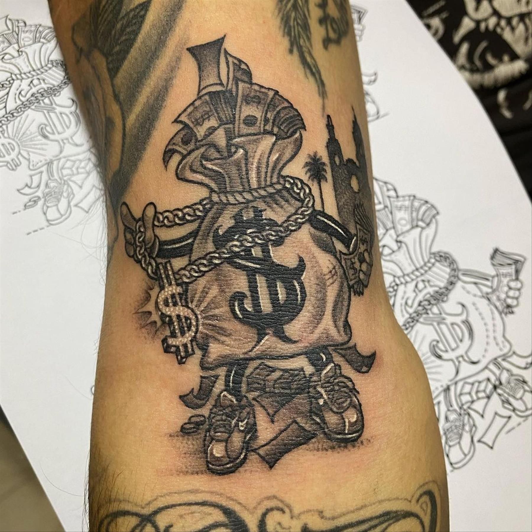 Money Bag Tattoo Meaning Symbolism And Interpretations