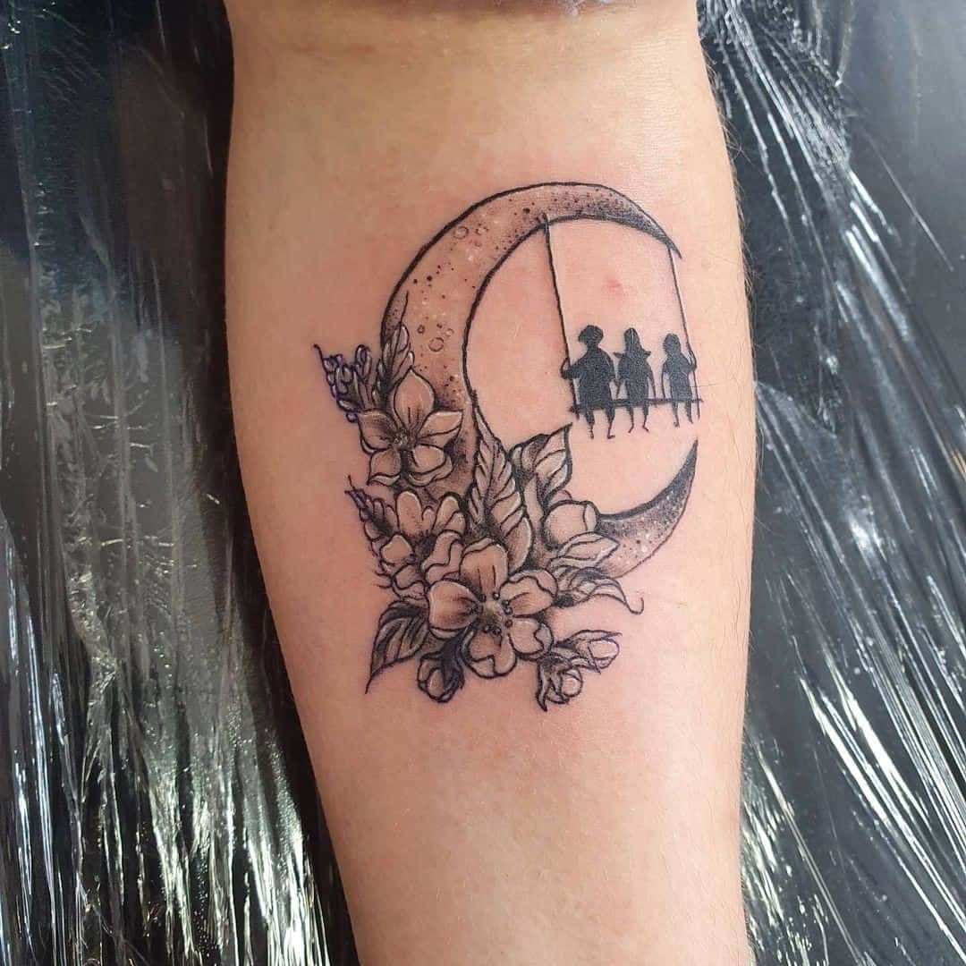 Mother And Two Sons Tattoo Ideas Photos