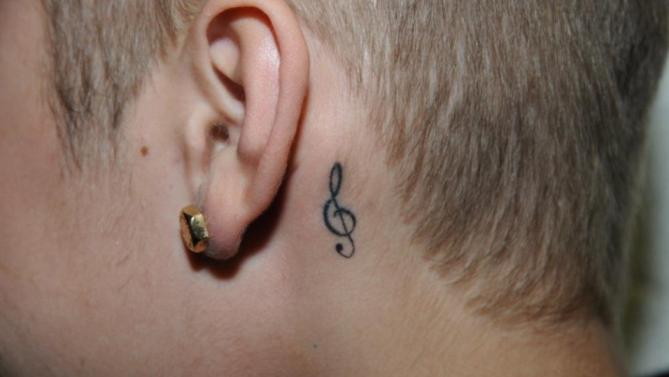 Music Note Tattoos Behind Ear Behind Ear Tattoos Ear Tattoo Tattoos