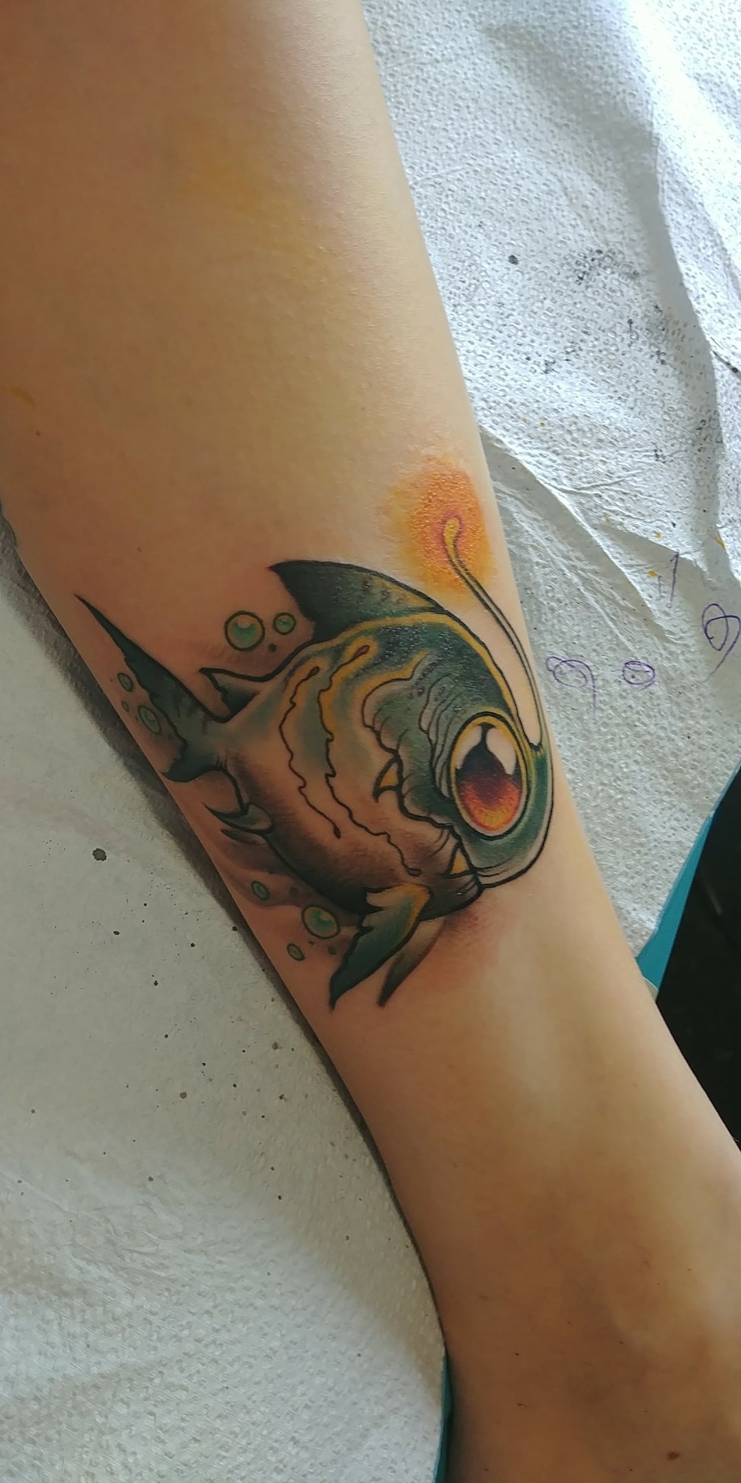 My Ankle Biter Shark By Tara Rick Tattoo In Arlington R Tattoos