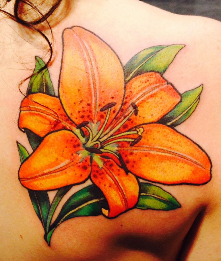 My First Color Tattoo A Tigerlily Jeff Croci Seventh Son Tattoo