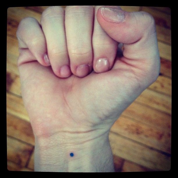 My First Tattoo A Pale Blue Dot On My Doing Hand Pale Blue Dot