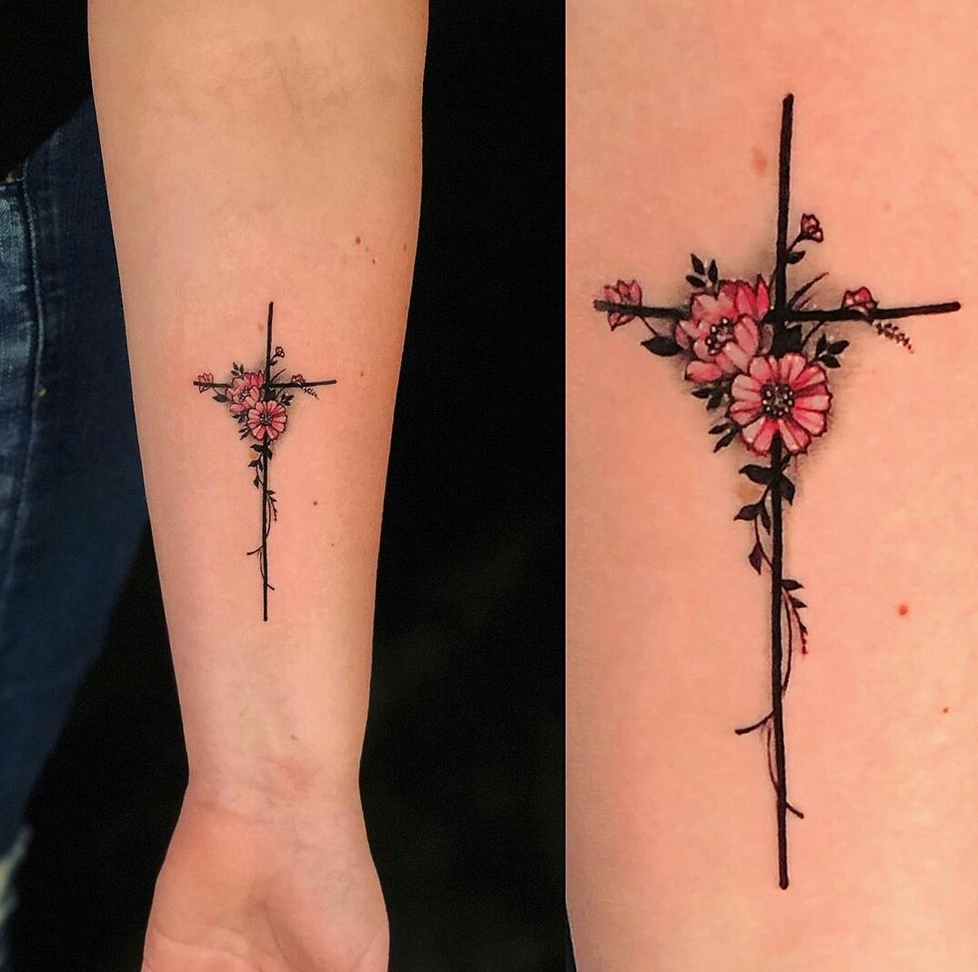 My New Cross Unique Cross Tattoos Cross Tattoos For Women