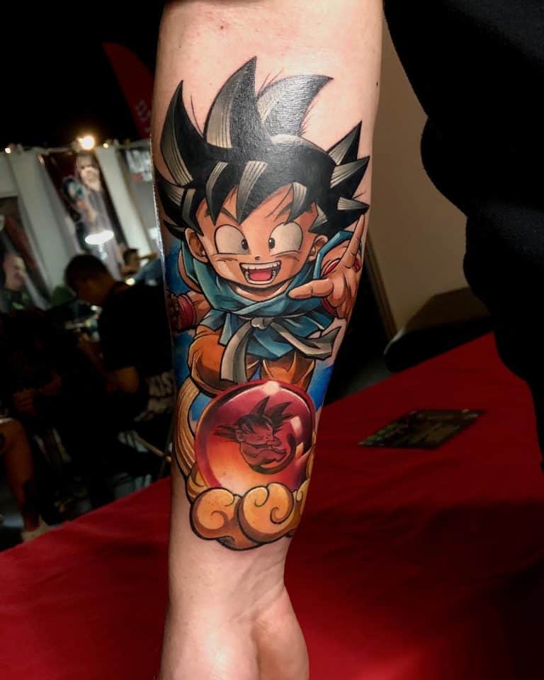 My New Dragon Ball Tattoo R Dbz