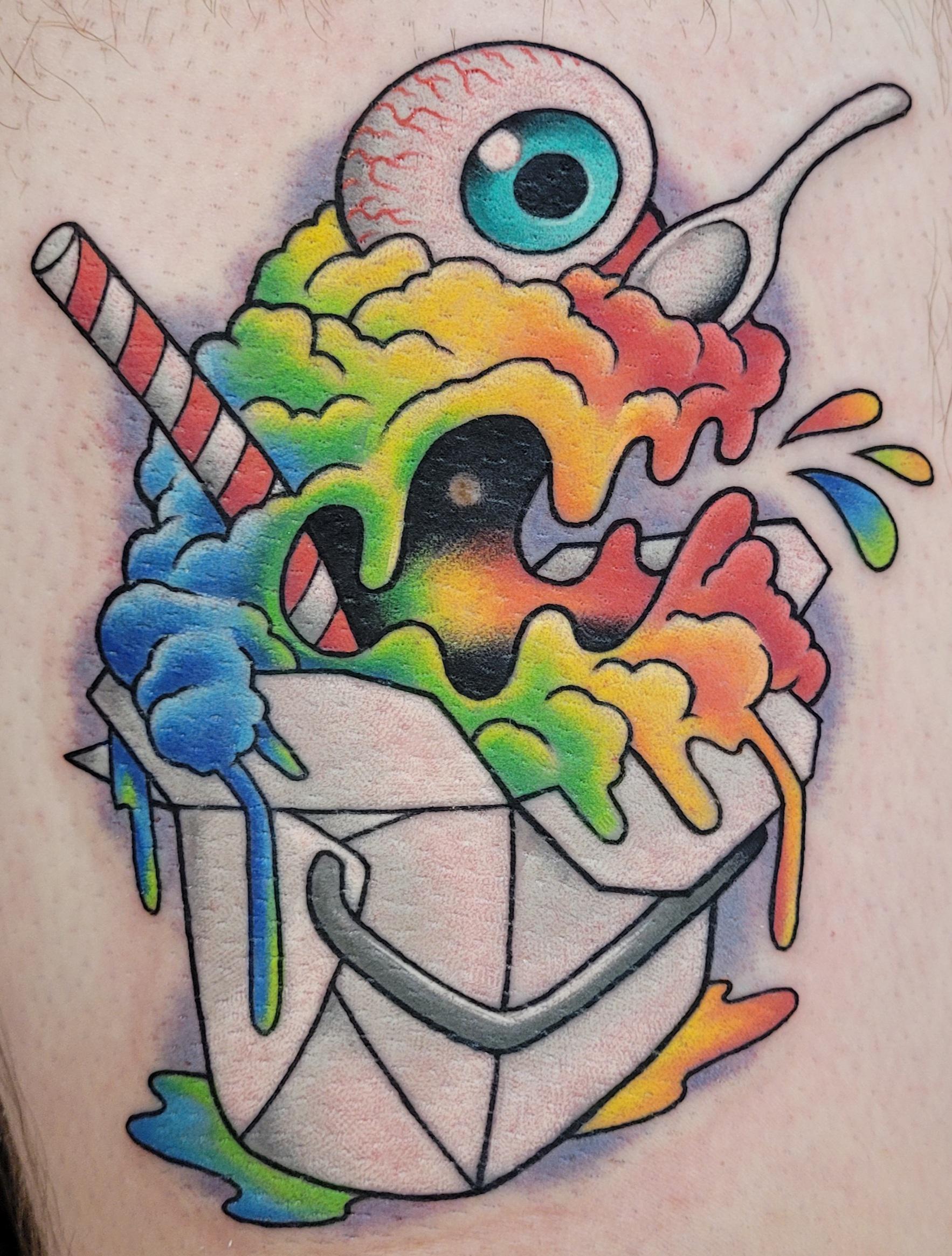 My Snoball Creature By Josh Corlin At Idle Hands Tattoo In New Orleans