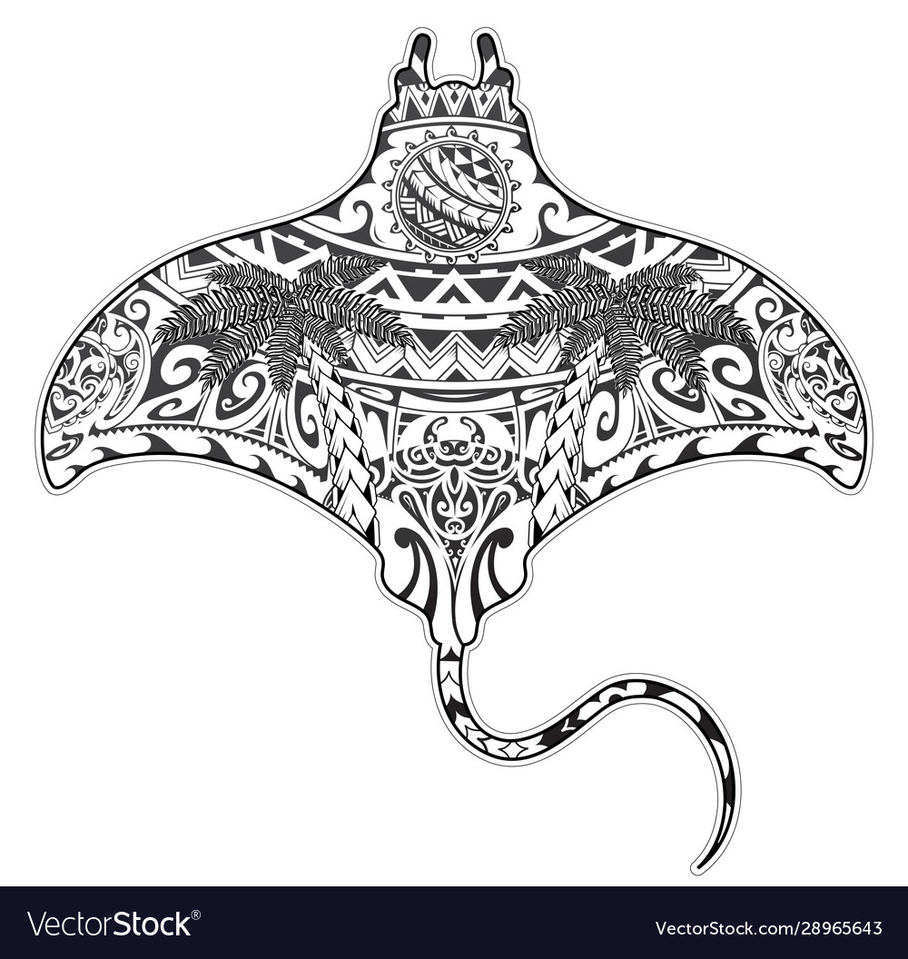 N Utico Polvo Vicio Manta Ray Tribal Tattoo Meaning C Sped Lago Jardines