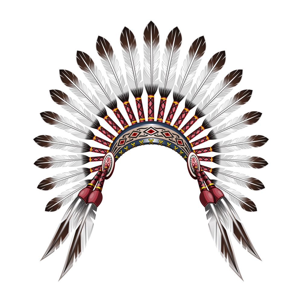 Native American Indian Headdress Tattoo By Tasha Rubinow Inborn Tattoo Nyc Indian Chief