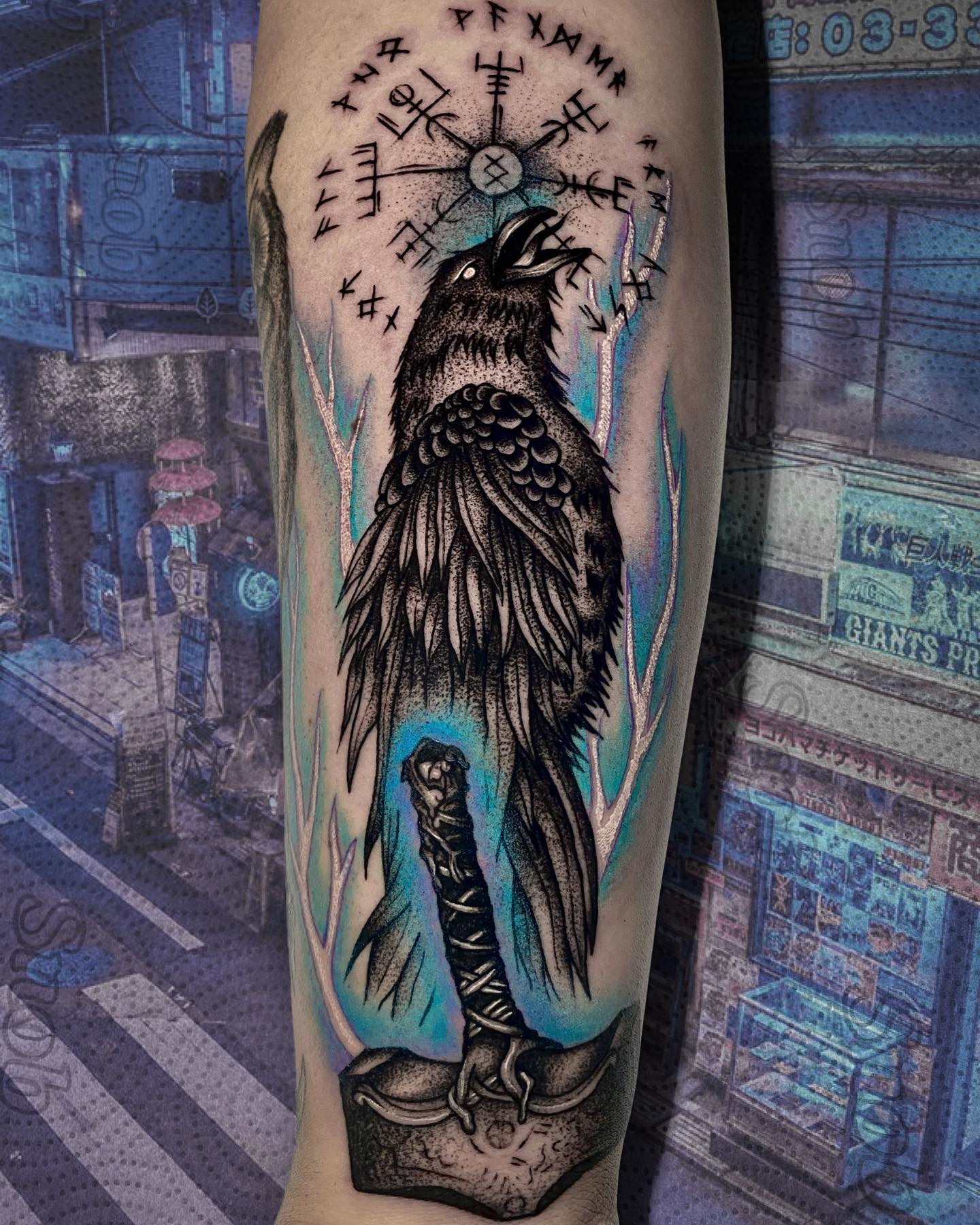 Nordic Raven Tattoo Meltblogs