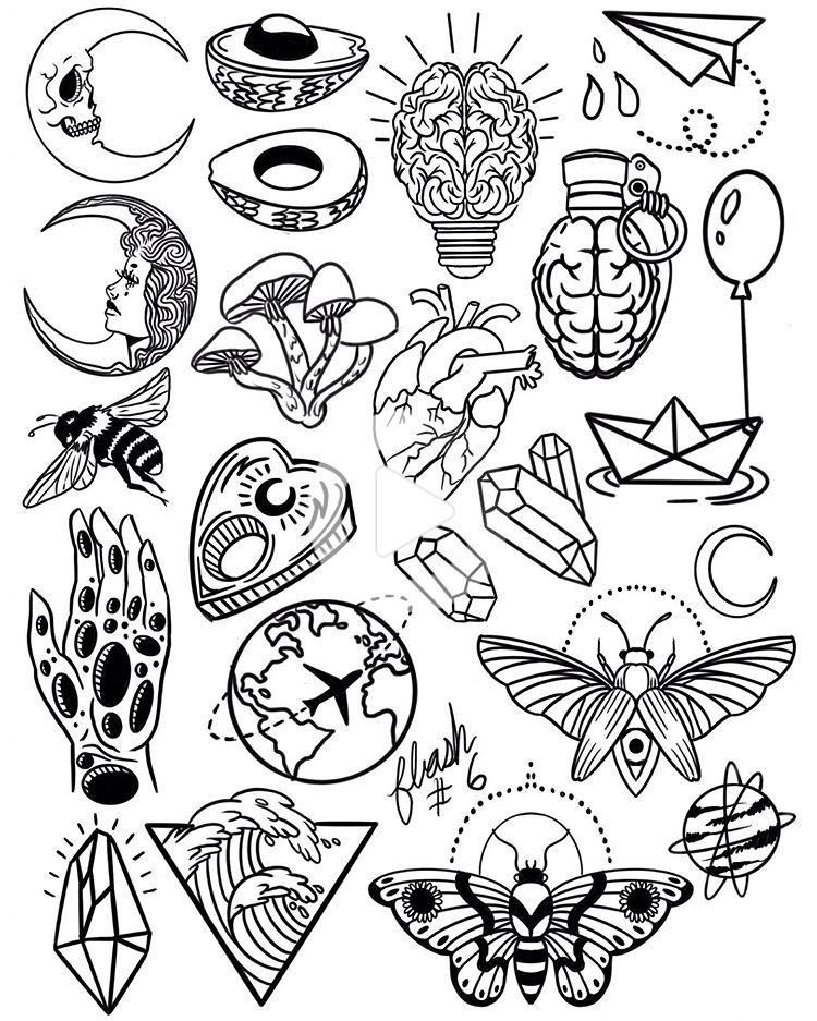 Numbers Tattoos Flash Sheet: Find Your Perfect Design