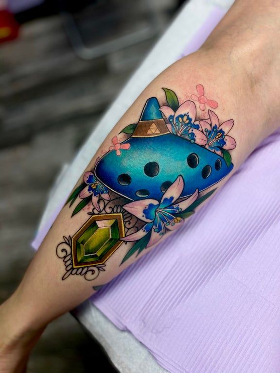 Ocarina Of Time Tattoo By Becky At Design For Life Liverpool R Tattoos