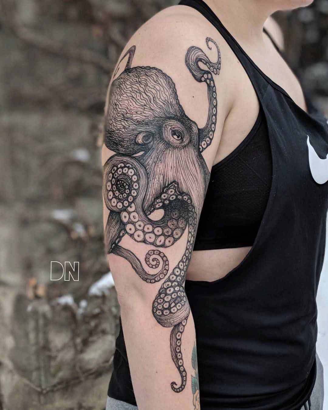 Octopus Tattoo Shoulder Designs: Ink Inspiration