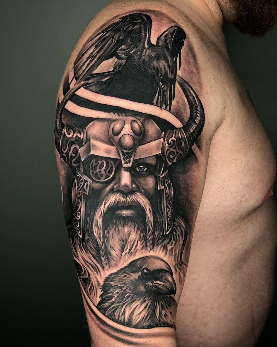 Odin Viking God Tattoos