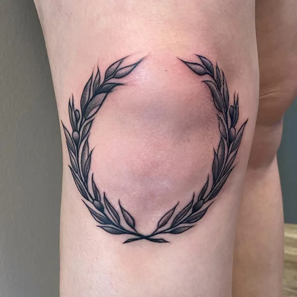 Olive Branch Knee Tattoo: Symbolism and Style Guide