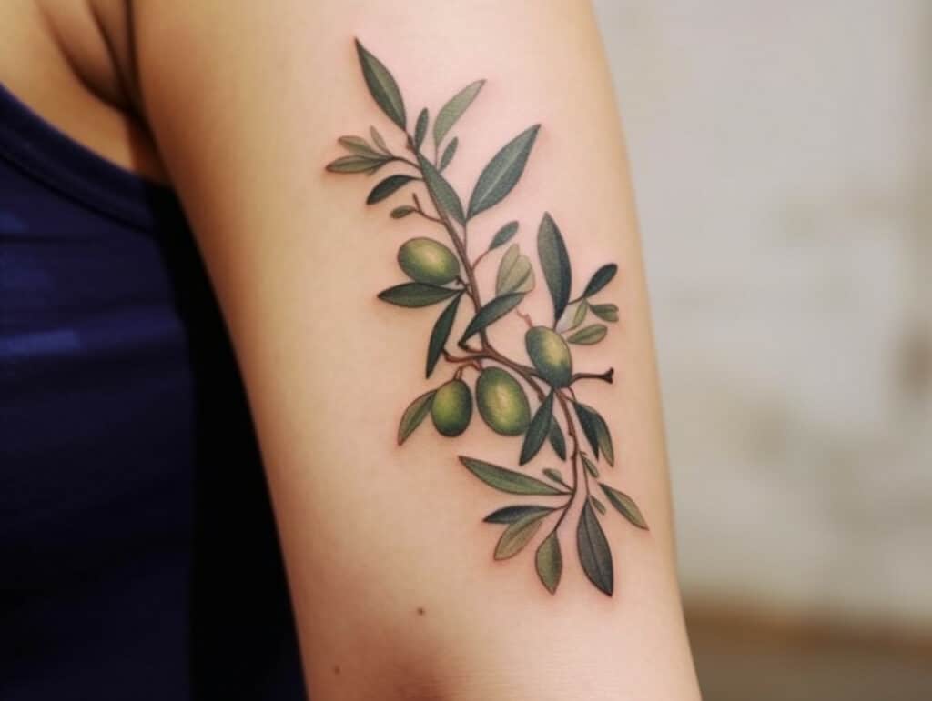 Olive Branch Tattoo Meaning Symbolism Explained Designs Olive