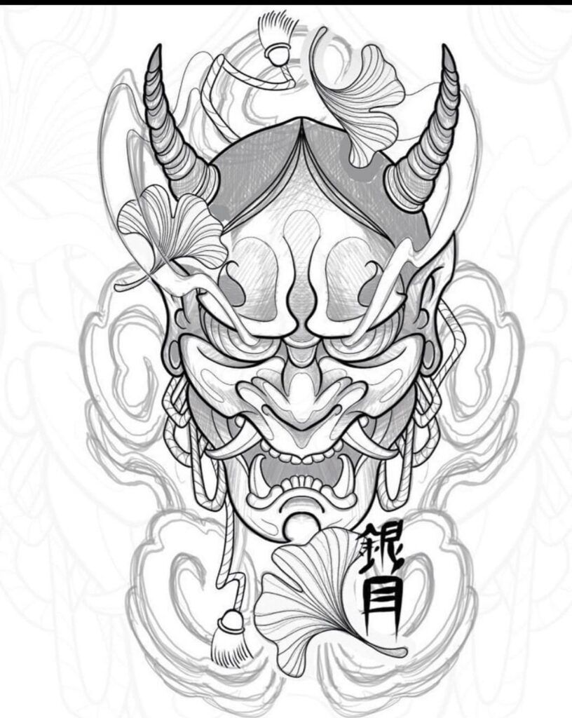 Oni Mask Tattoo Unveiling The Mystique And Meaning Art And Design