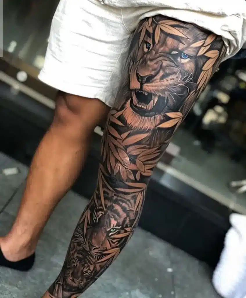 Opis Fotografije Nije Dostupan Calf Sleeve Tattoo Leg Tattoo Men