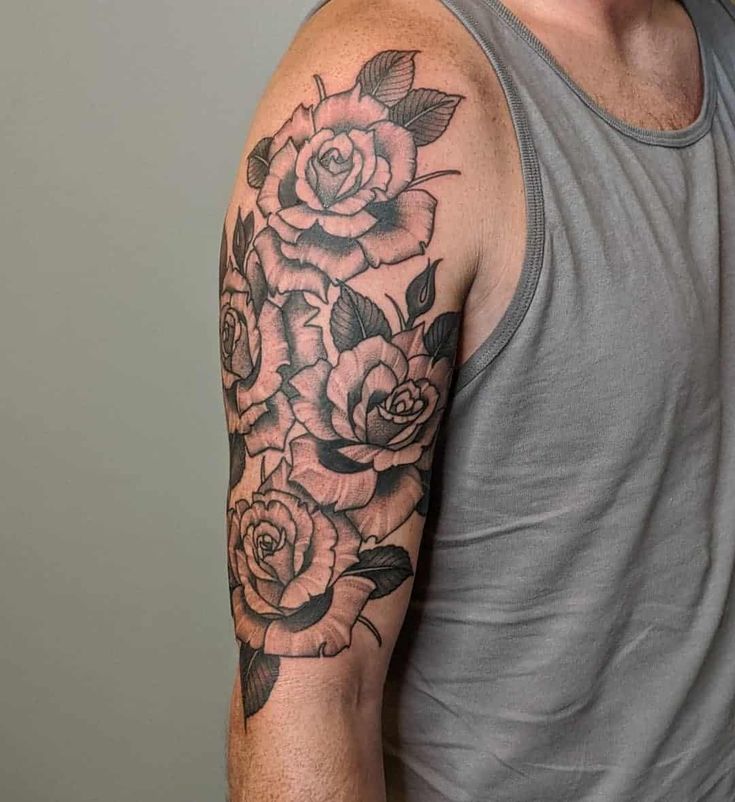 Other Rose Half Sleeve Tattoo Half Sleeve Tattoos For Guys Half