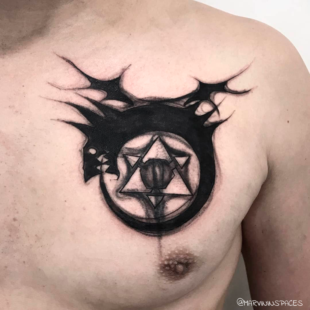 Ouroboros Tattoo Fullmetal Alchemist Ouroboros Tattoo