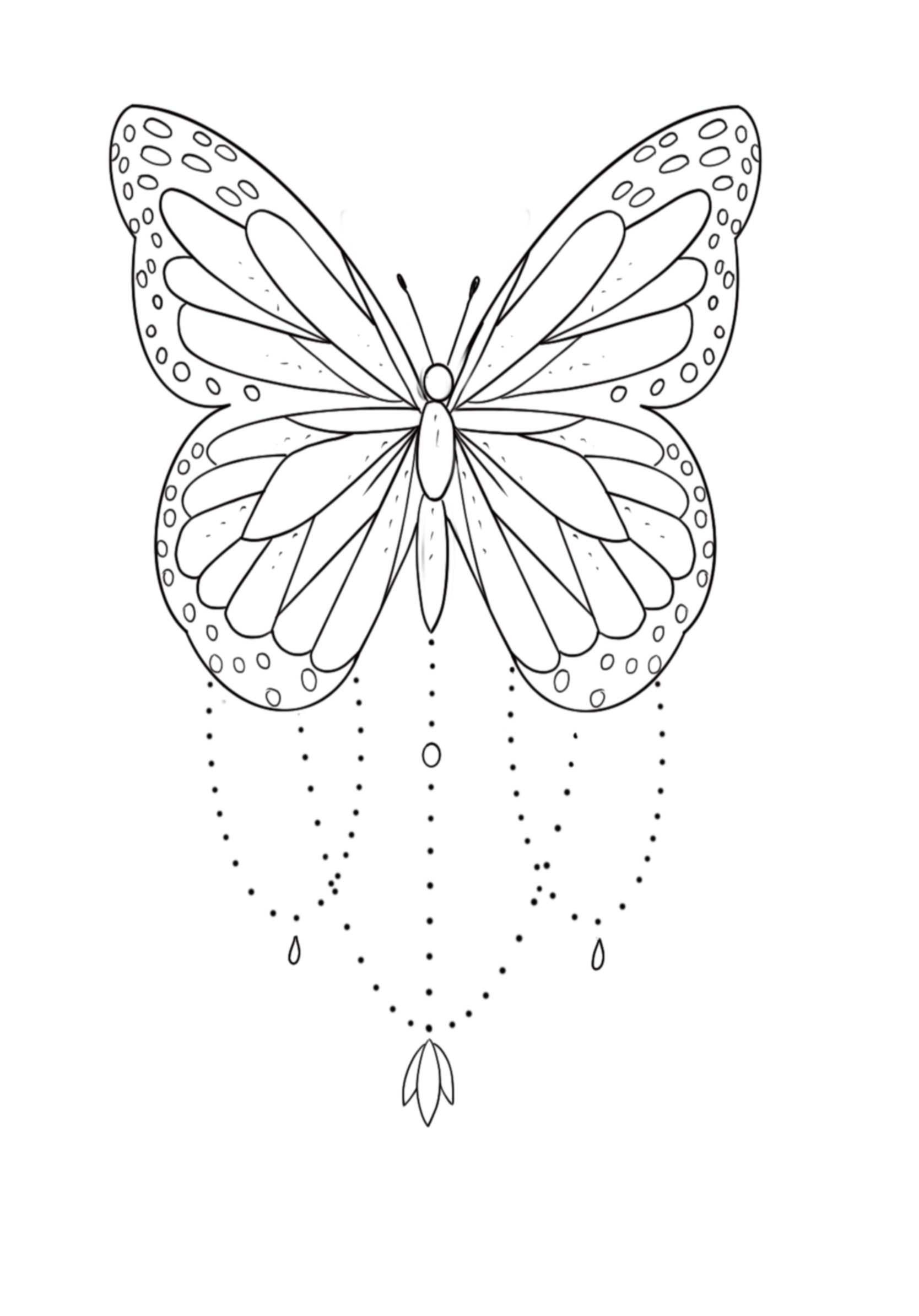 Butterfly Tattoo Stencil: Simple Designs for Elegant Ink