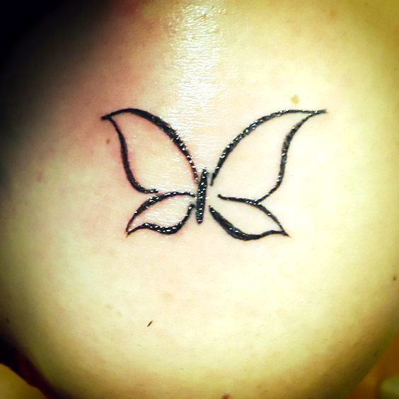 10 Stunning Simple Butterfly Tattoo Outline Ideas