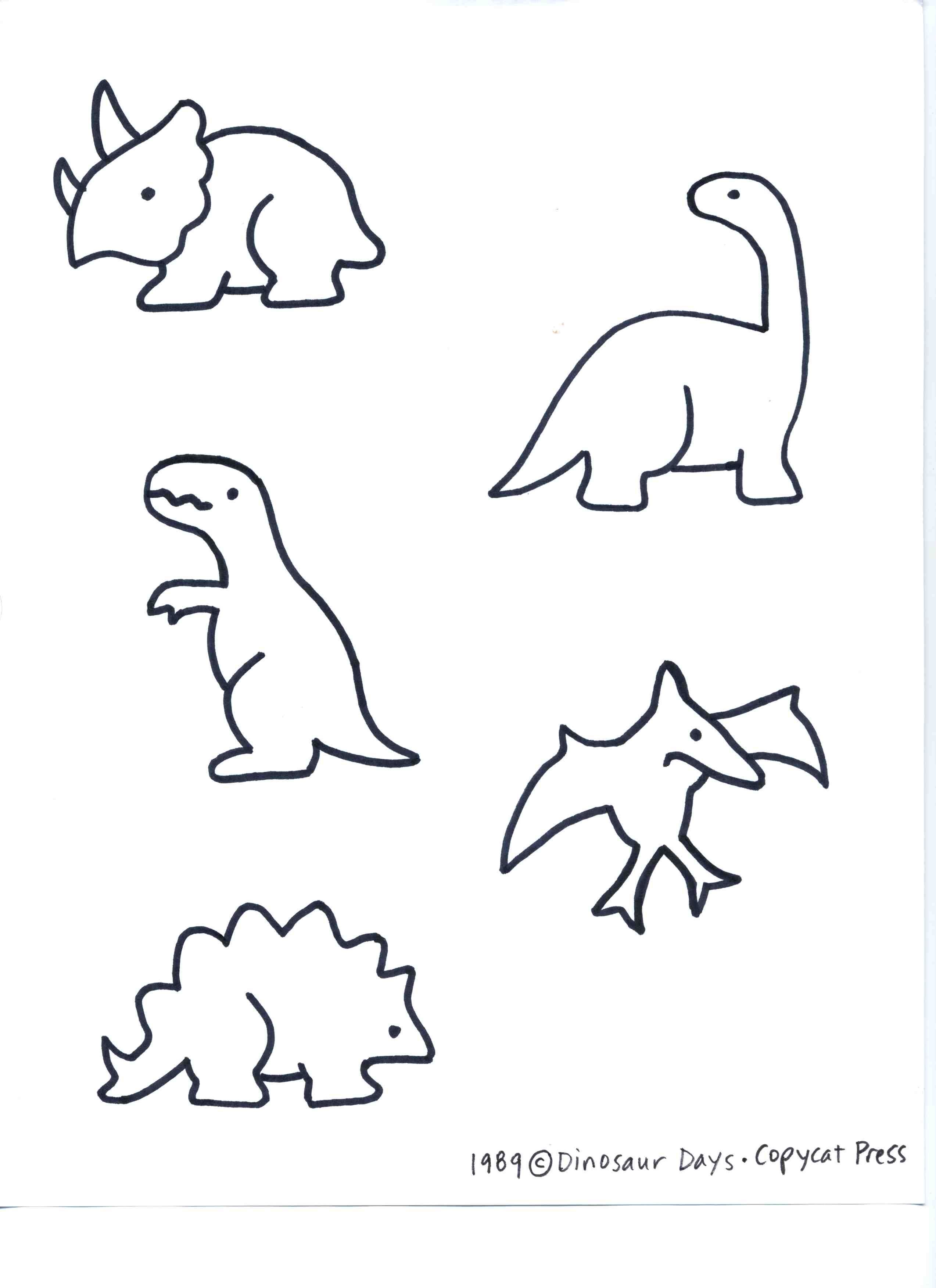 Small Dinosaur Tattoo: Simple Outline Ideas