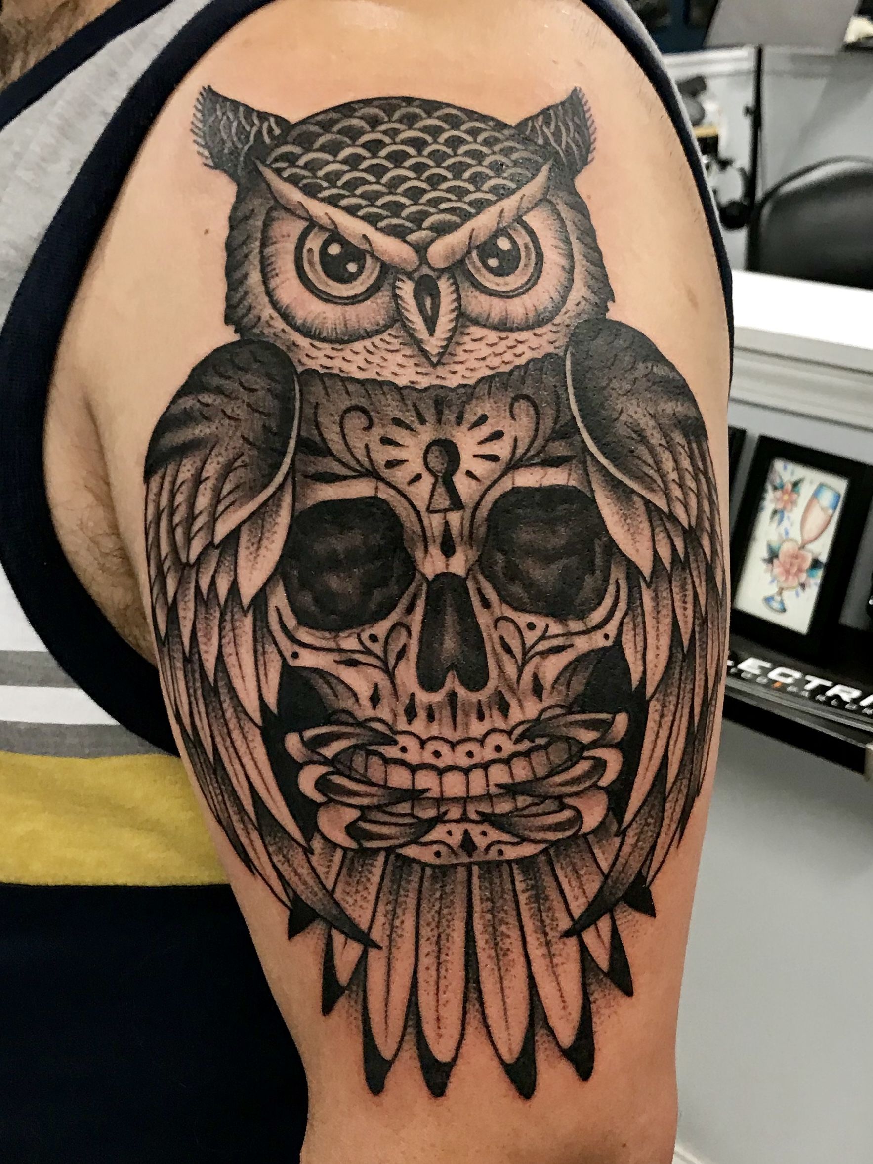 Owl Skull Tattoos Designs Ideas And Meaning Tattoos For You