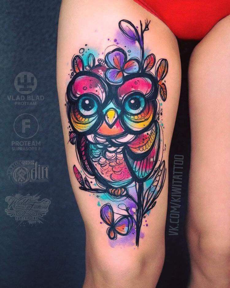 Owl Tattoo Ideas For Women Photos