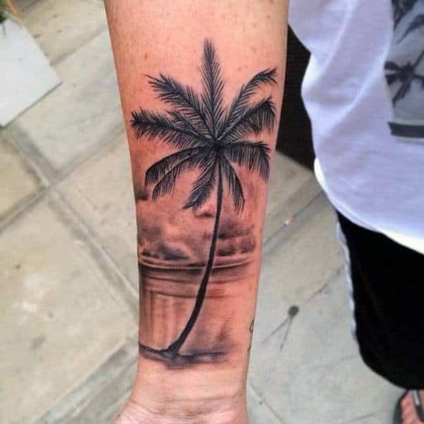 Palm Tree Tattoo Designs for Men: Trendy Ideas