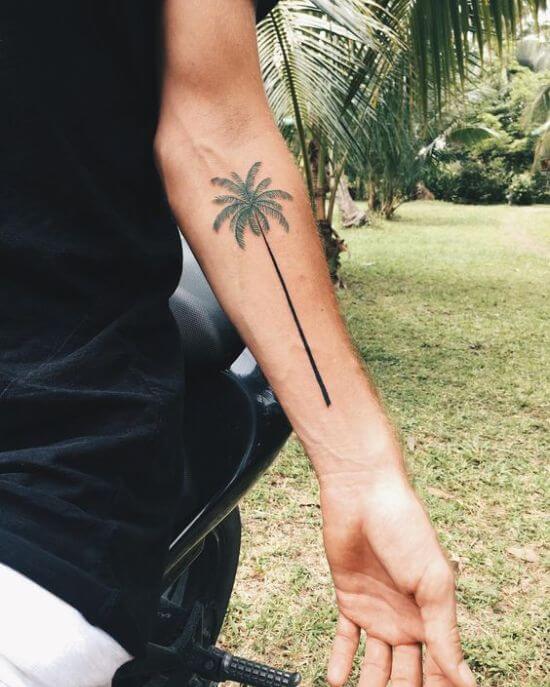 7 Stunning Palm Tree Tattoo Ideas for Your Forearm