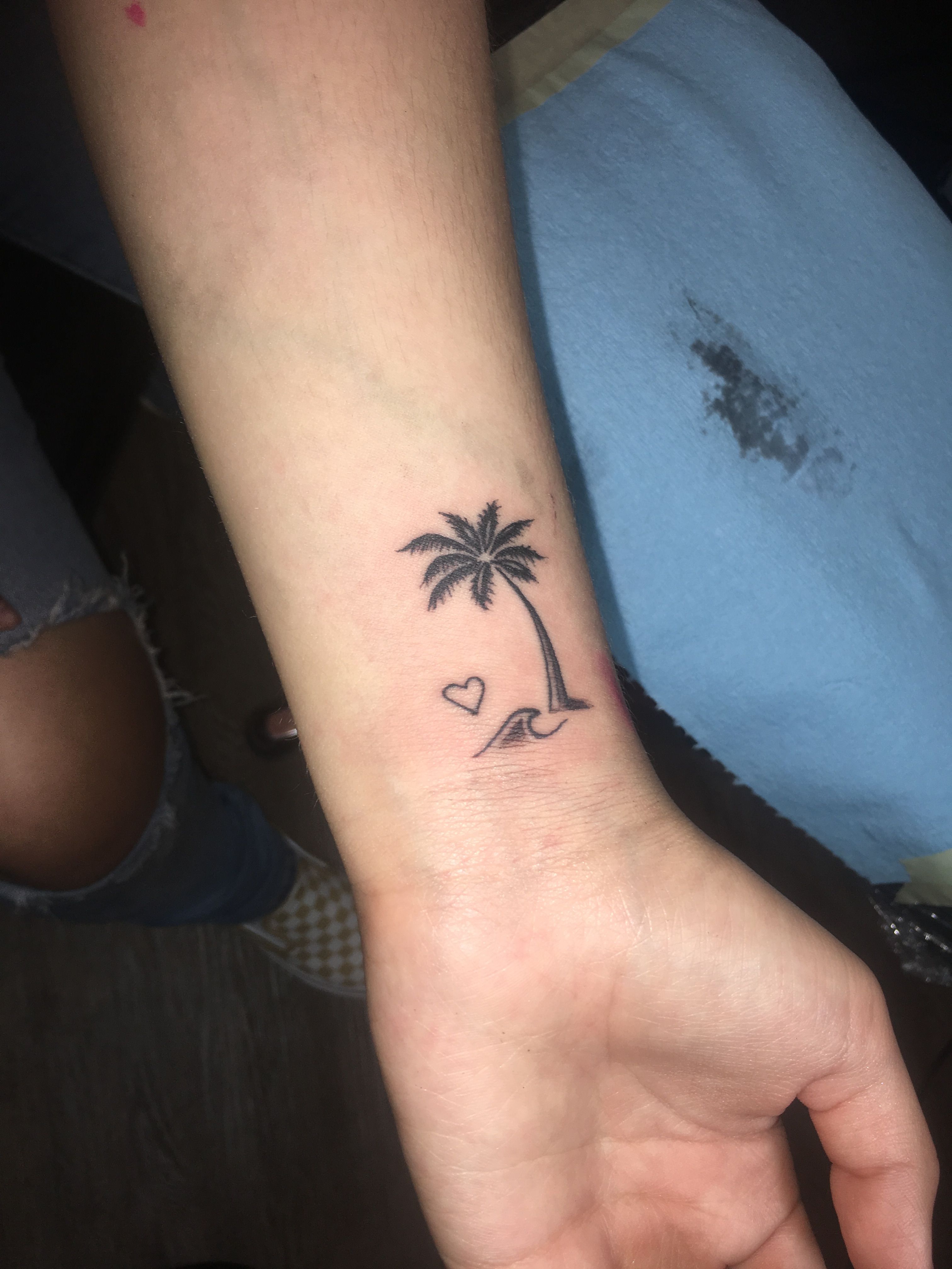 Palm Tree Tattoo Palm Tattoos Palm Tree Tattoo Ankle Tattoos