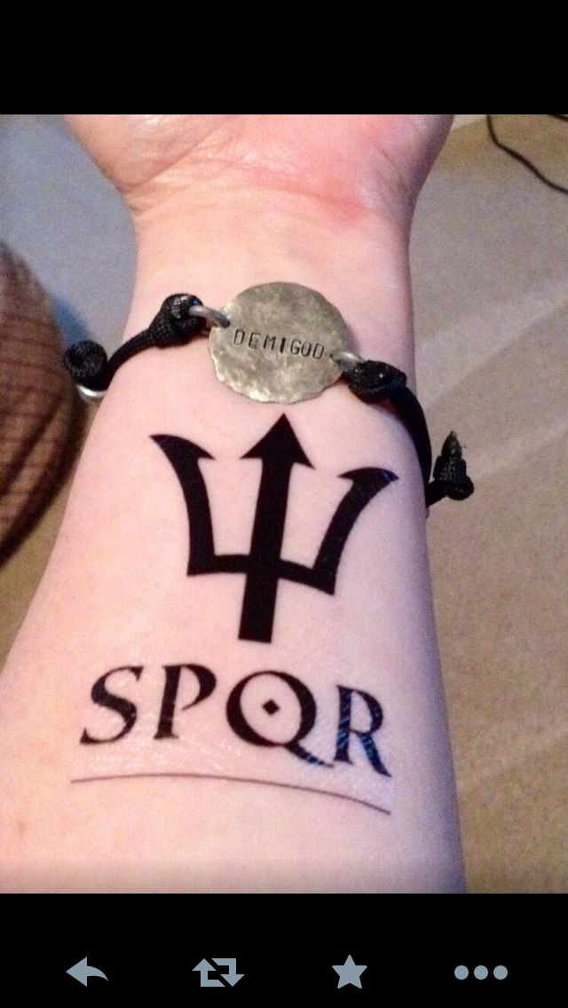 Percy Jackson Spqr Tattoo