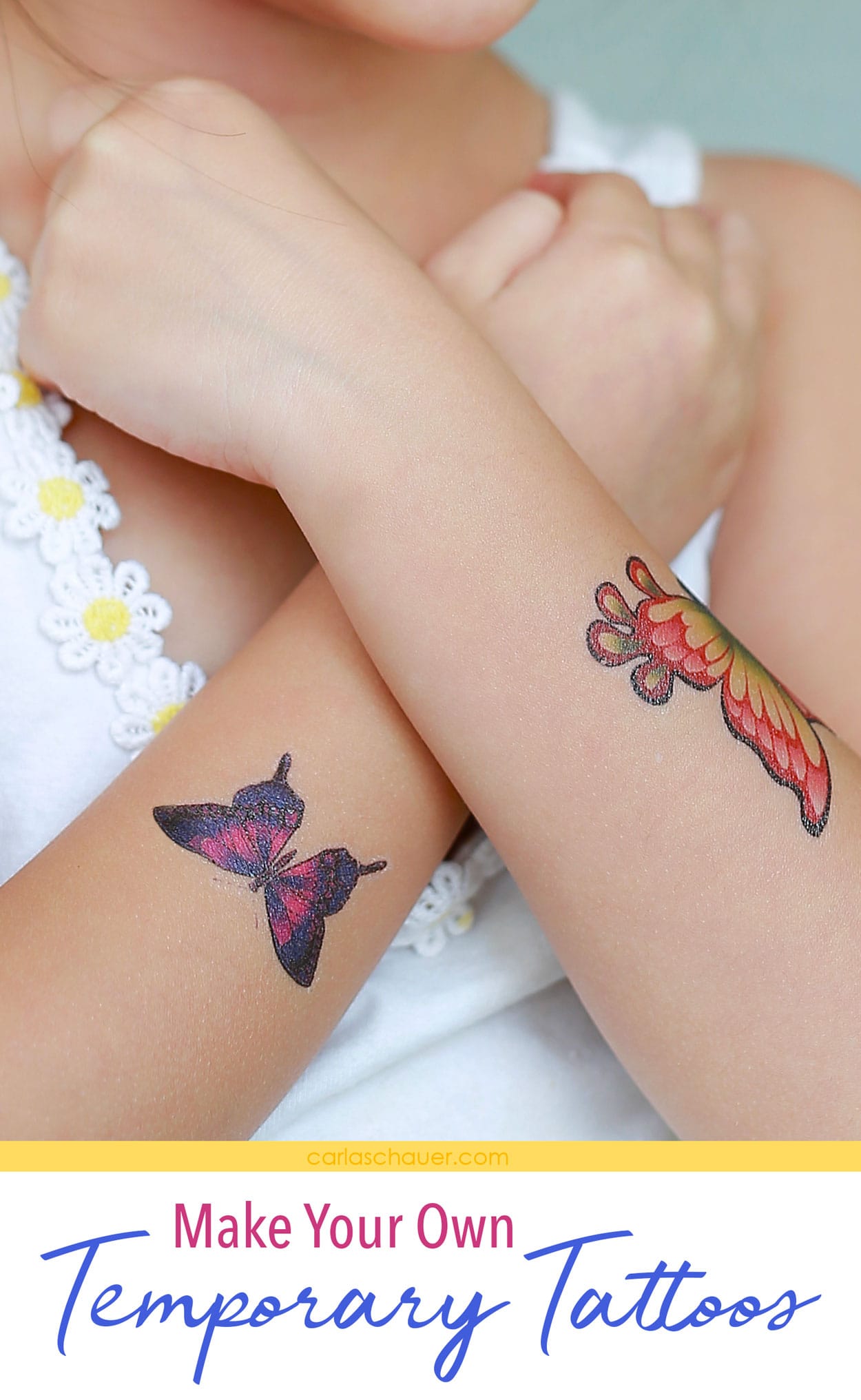 Personalized Face Temporary Tattoos