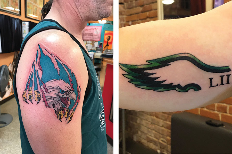 Philadelphia Eagles With Images Philadelphia Eagles Tattoo Flying