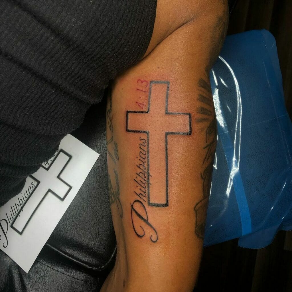 Philippians 4 13 Quote Tattoo 235