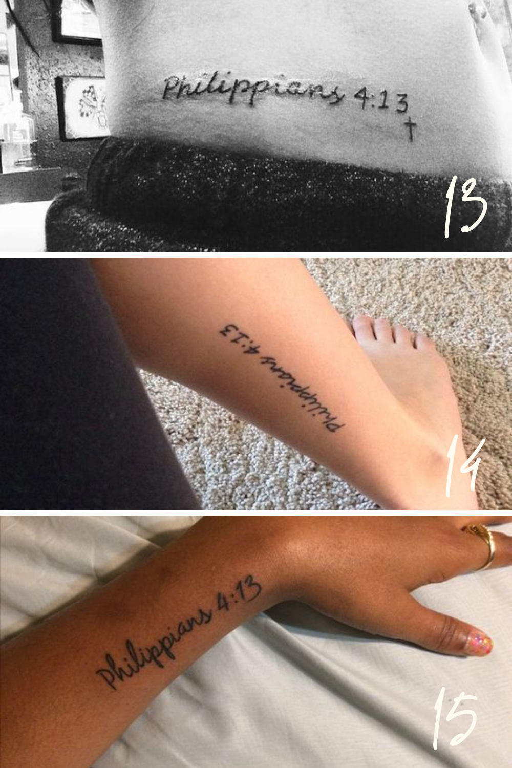 Philippians 4:13 Tattoo Ideas: Strength and Inspiration Inked