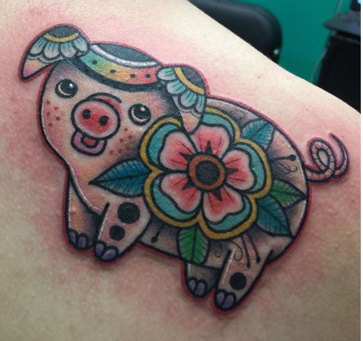 5 Creative Pig Laughing Tattoo Designs Revealed