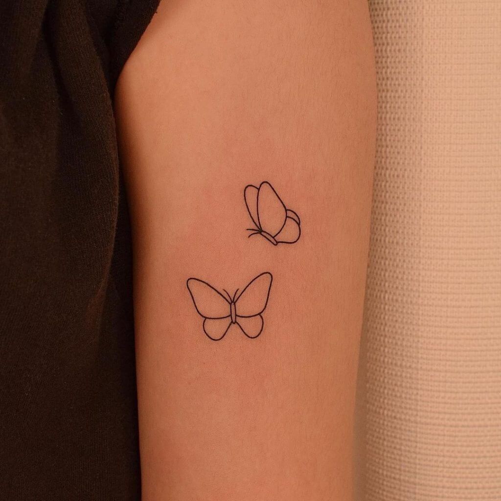 Pin By Anna Graybill On Tattoos Simple Butterfly Tattoo Butterfly