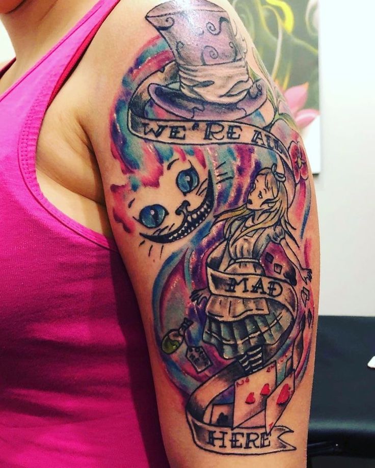 Pin By Jacky Deyoe On Alice In Wonderland Wonderland Tattoo Disney