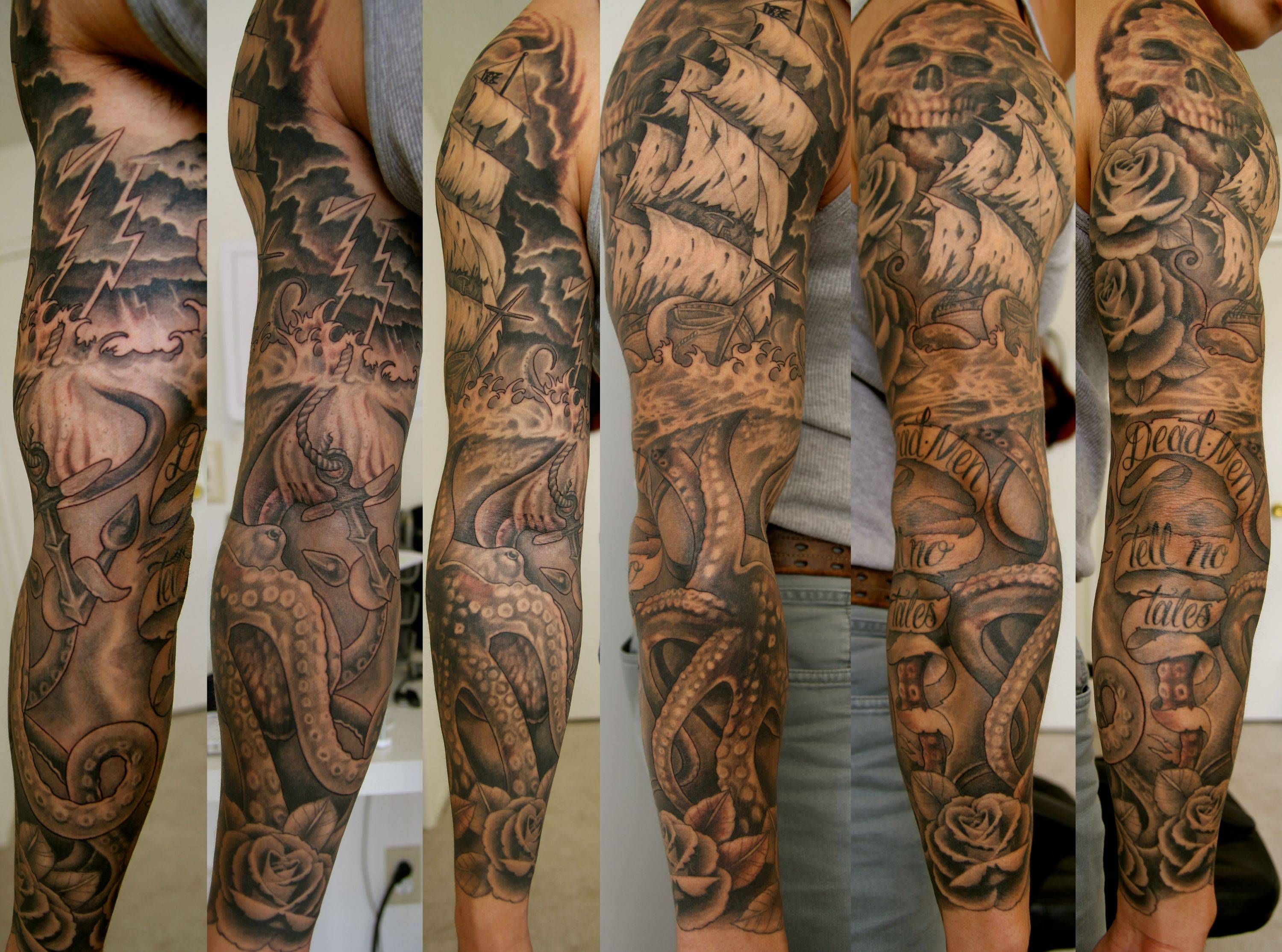 Pin By Kandi On Tattoos In 2023 Ocean Sleeve Tattoos Beach Tattoo