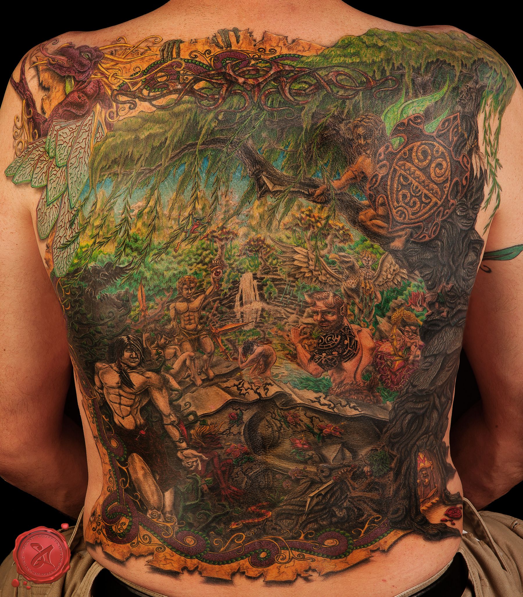 Pin By Kevin Armugam On Tattoos By Shane Acuff Archangel Tattoo