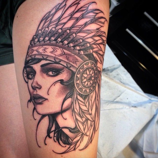 Pin By Mary Beth Cervantez On Tats Headdress Tattoo Beautiful Back