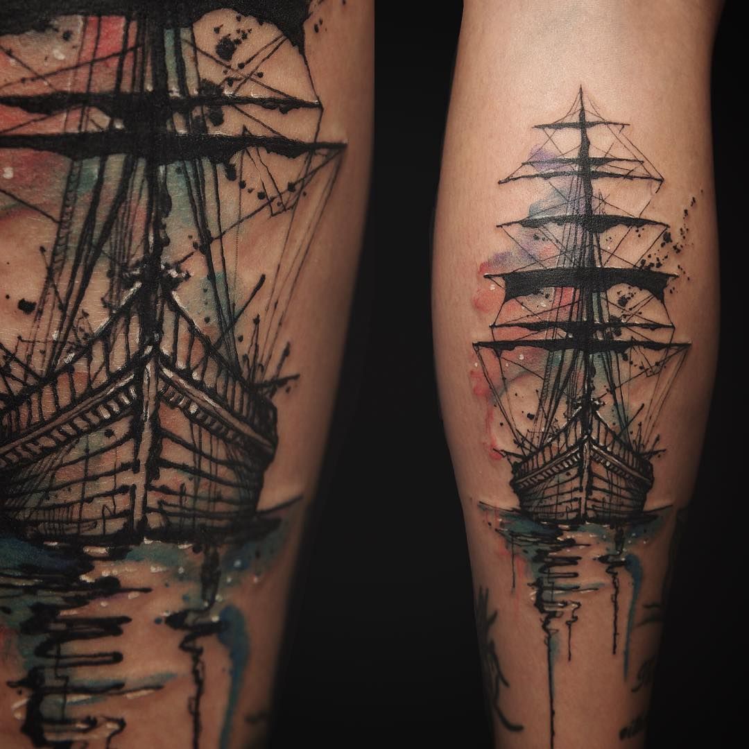 Pin De En Tatto Tatuaje De Barco Tatuajes De Barcos Tatuajes Mayas