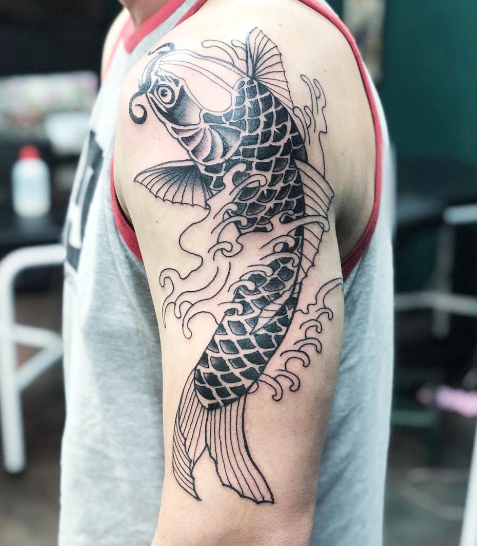 Pin De Juanca En Tatuajes Tatuaje Pez Koi Tatuaje De Koi Tatuajes