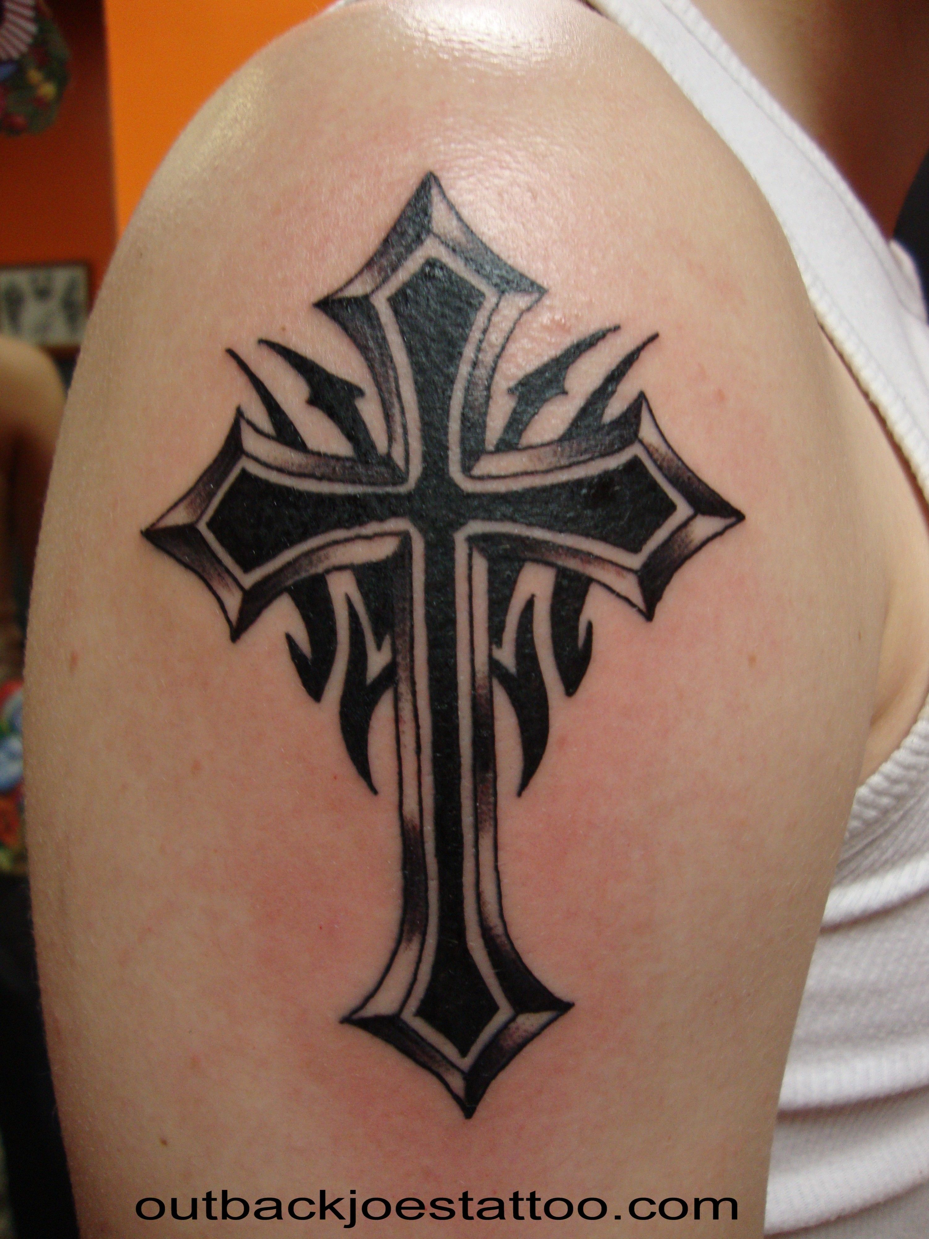 Pin On Cross Tattoo