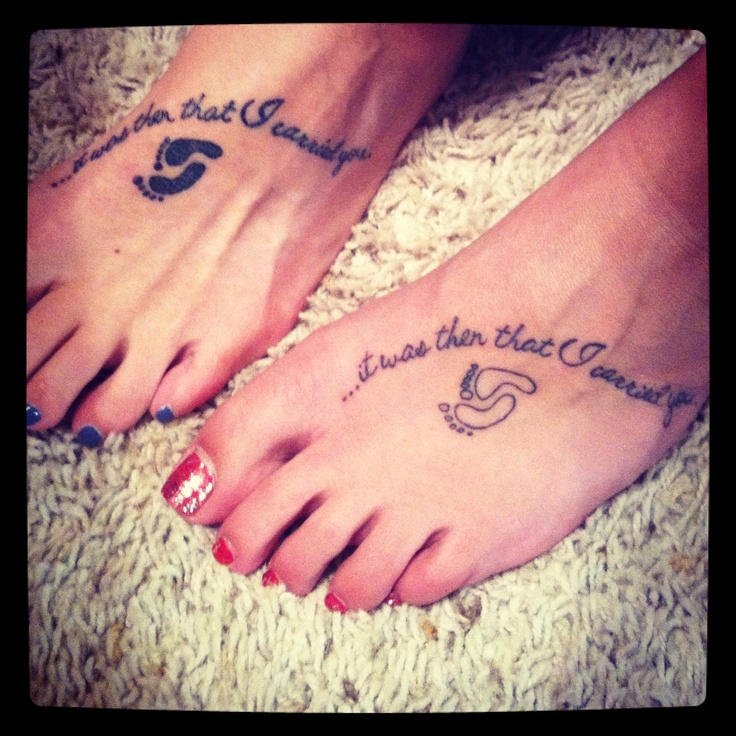 Pin On Footprints In The Sand Tattoos