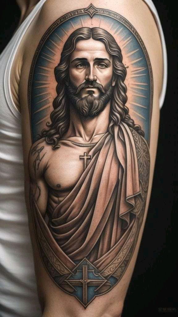 Pin On Jesus Tattoo Christian Tattoo