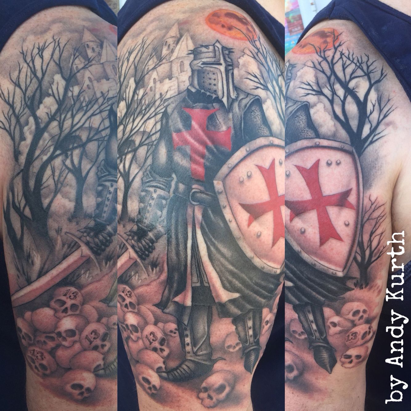 Pin On Knights Templar Tattoos